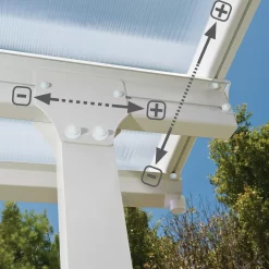 Palram - Canopia Feria White Non-retractable Awning, (L)6.06m (H)3.05m (W)3.85m 9 Palram - Canopia Feria White Non-retractable Awning, (L)6.06m (H)3.05m (W)3.85m -Hozelock Shop palram canopia feria white non retractable awning l 6 06m h 3 05m w 3 85m7290103122713 02i bq