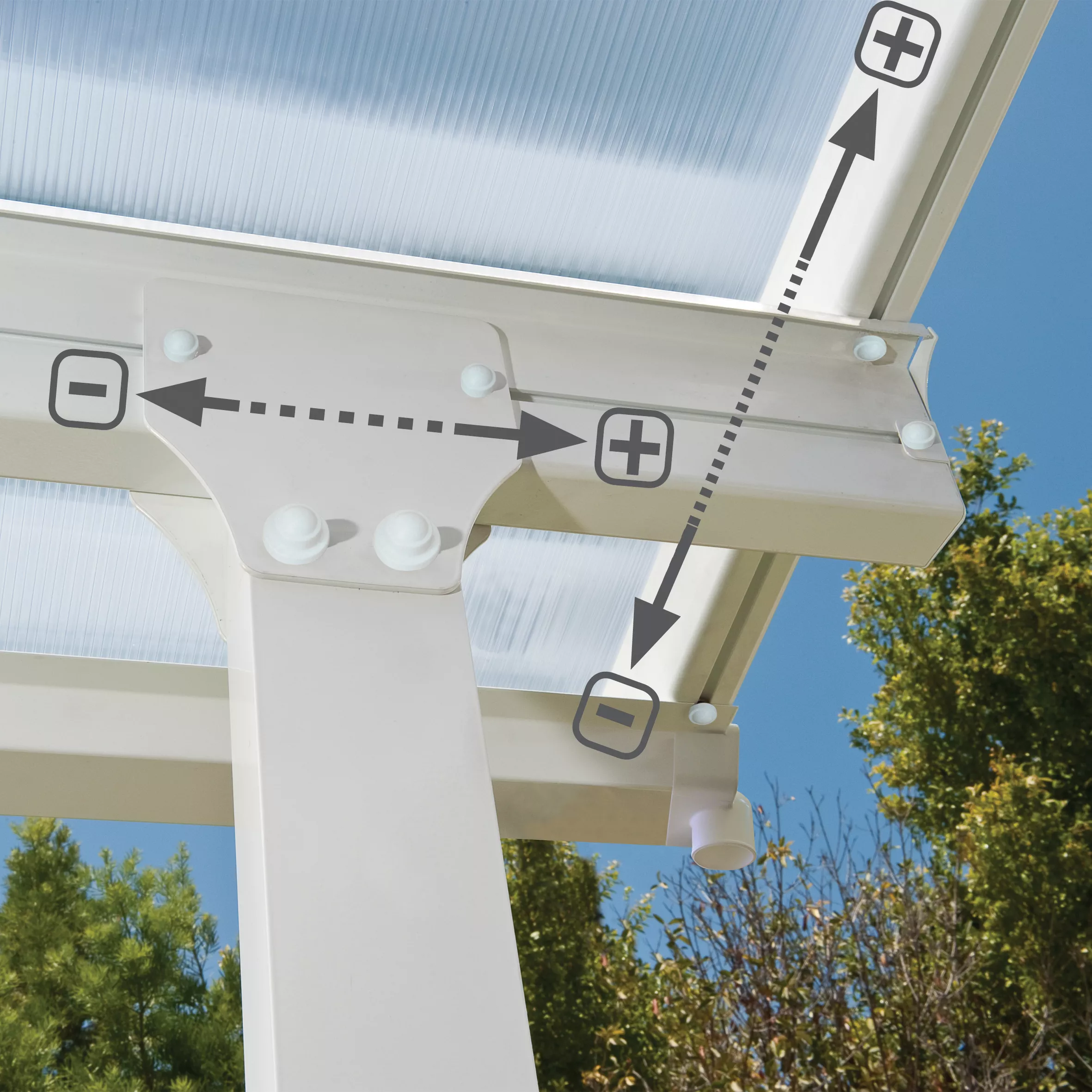 Palram - Canopia Feria White Non-retractable Awning, (L)6.06m (H)3.05m (W)3.85m Palram - Canopia Feria White Non-retractable Awning, (L)6.06m (H)3.05m (W)3.85m -Hozelock Shop palram canopia feria white non retractable awning l 6 06m h 3 05m w 3 85m7290103122713 02i bq