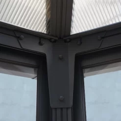 Palram - Canopia Garda Grey Hexagonal Gazebo, (W)5.17m (D)5.95m - Assembly Required 6 Palram - Canopia Garda Grey Hexagonal Gazebo, (W)5.17m (D)5.95m - Assembly Required -Hozelock Shop palram canopia garda grey hexagonal gazebo w 5 17m d 5 95m assembly required7290108137040 05i bq