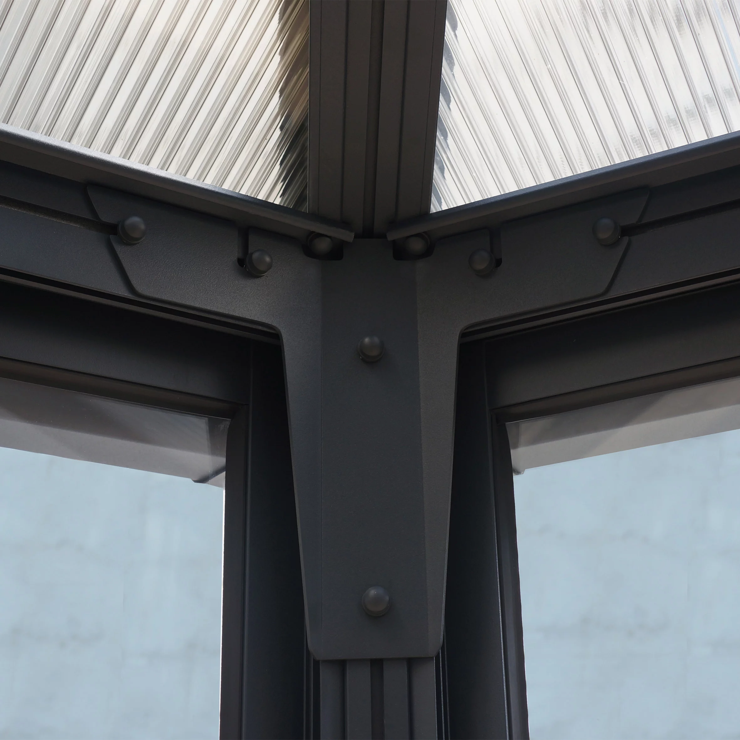 Palram - Canopia Garda Grey Hexagonal Gazebo, (W)5.17m (D)5.95m - Assembly required Palram - Canopia Garda Grey Hexagonal Gazebo, (W)5.17m (D)5.95m - Assembly Required -Hozelock Shop palram canopia garda grey hexagonal gazebo w 5 17m d 5 95m assembly required7290108137040 05i bq