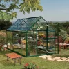 Palram - Canopia Harmony Green 6x10 Greenhouse -Hozelock Shop palram canopia harmony green 6x10 greenhouse7290103110871 02i bq