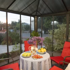 Palram - Canopia Ledro Grey Rectangular Gazebo, (W)3.6m (D)3.6m - Assembly Required 11 Palram - Canopia Ledro Grey Rectangular Gazebo, (W)3.6m (D)3.6m - Assembly Required -Hozelock Shop palram canopia ledro grey rectangular gazebo w 3 6m d 3 6m assembly required7290108136531 03i bq