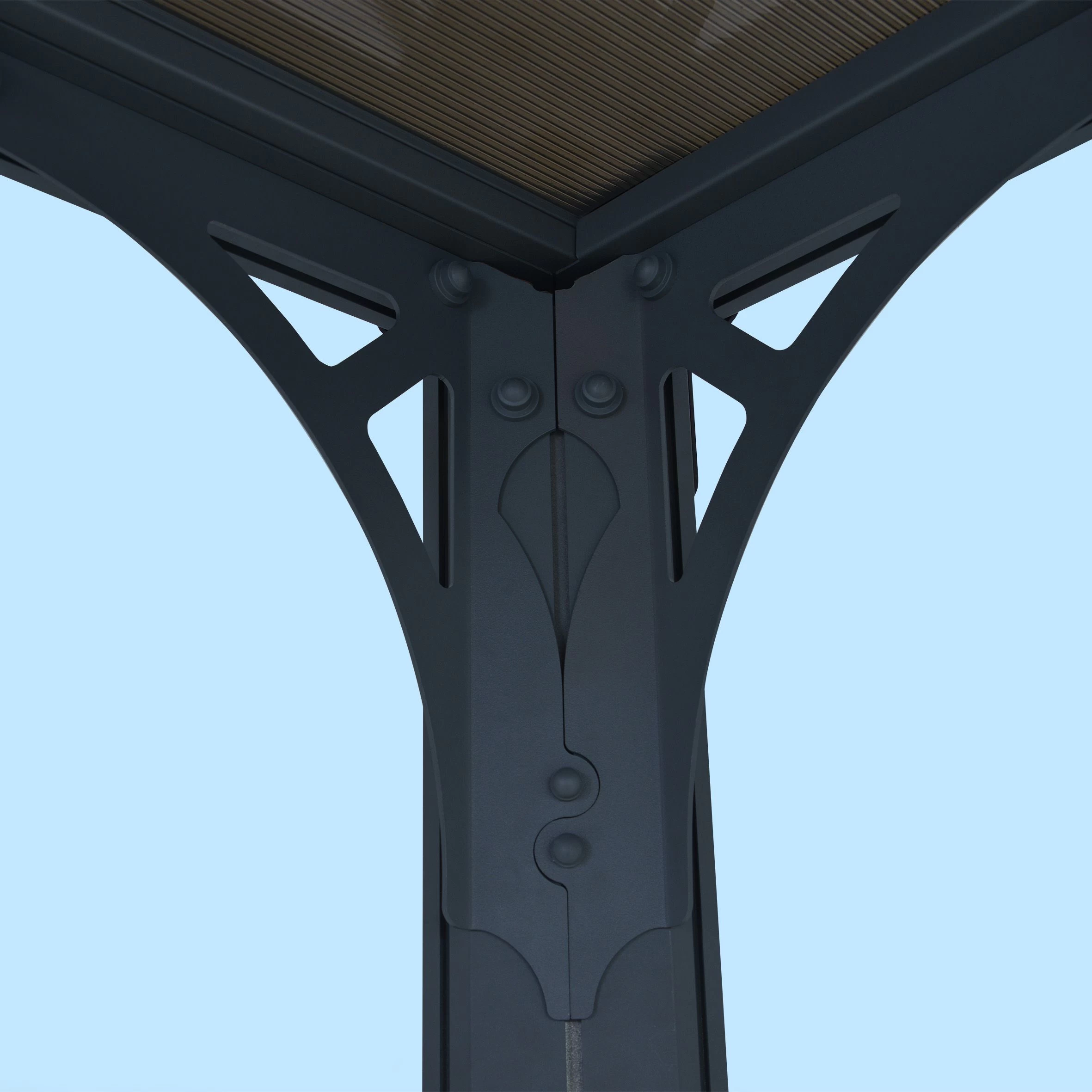 Palram - Canopia Milano Grey Rectangular Gazebo, (W)4.26m (D)3.09m - Assembly required Palram - Canopia Milano Grey Rectangular Gazebo, (W)4.26m (D)3.09m - Assembly Required -Hozelock Shop palram canopia milano grey rectangular gazebo w 4 26m d 3 09m assembly required7290108136241 06i bq