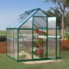 Palram - Canopia Mythos Green 6X6 Greenhouse -Hozelock Shop palram canopia mythos green 6x6 greenhouse7290103110949 01i BQ