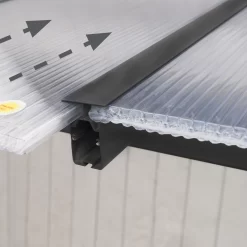 Palram - Canopia Olympia Grey Non-retractable Awning, (L)4.25m (H)3.05m (W)2.95m -Hozelock Shop palram canopia olympia grey non retractable awning l 4 25m h 3 05m w 2 95m7290108133981 05i bq