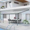 Palram - Canopia Olympia Grey Non-retractable Awning, (L)5.46m (H)3.05m (W)2.95m