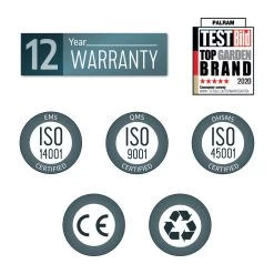 Palram - Canopia Olympia Grey Non-retractable Awning, (L)6.19m (H)3.05m (W)2.95m -Hozelock Shop palram canopia olympia grey non retractable awning l 6 19m h 3 05m w 2 95m7290108134315 03t bq