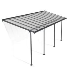 Palram - Canopia Sierra Grey Non-retractable Awning, (L)6.71m (H)3m (W)2.28m