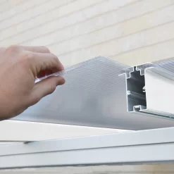 Palram - Canopia Sierra White Non-retractable Awning, (L)2.25m (H)3m (W)2.25m -Hozelock Shop palram canopia sierra white non retractable awning l 2 25m h 3m w 2 25m7290108131314 10i bq