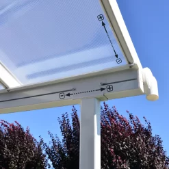 Palram - Canopia Sierra White Non-retractable Awning, (L)3.14m (H)3.05m (W)2.99m -Hozelock Shop palram canopia sierra white non retractable awning l 3 14m h 3 05m w 2 99m7290108130300 05i bq