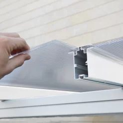 Palram - Canopia Sierra White Non-retractable Awning, (L)4.34m (H)3.05m (W)2.99m 10 Palram - Canopia Sierra White Non-retractable Awning, (L)4.34m (H)3.05m (W)2.99m -Hozelock Shop palram canopia sierra white non retractable awning l 4 34m h 3 05m w 2 99m7290108130287 08i bq