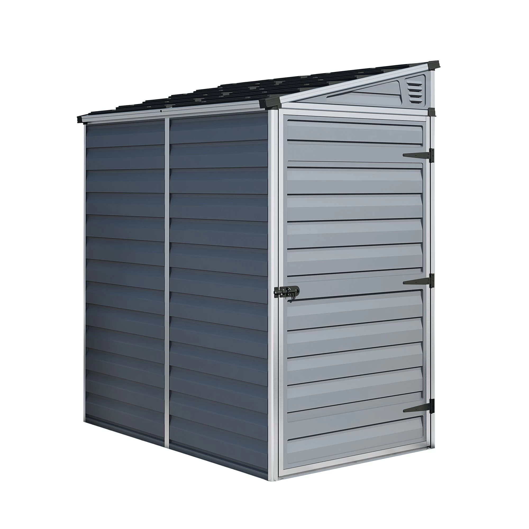 Palram - Canopia Skylight 4x6 Pent Dark grey Plastic Shed with floor Palram - Canopia Skylight 4x6 Pent Dark Grey Plastic Shed With Floor -Hozelock Shop palram canopia skylight 4x6 pent dark grey plastic shed with floor7290108132717 01c BQ