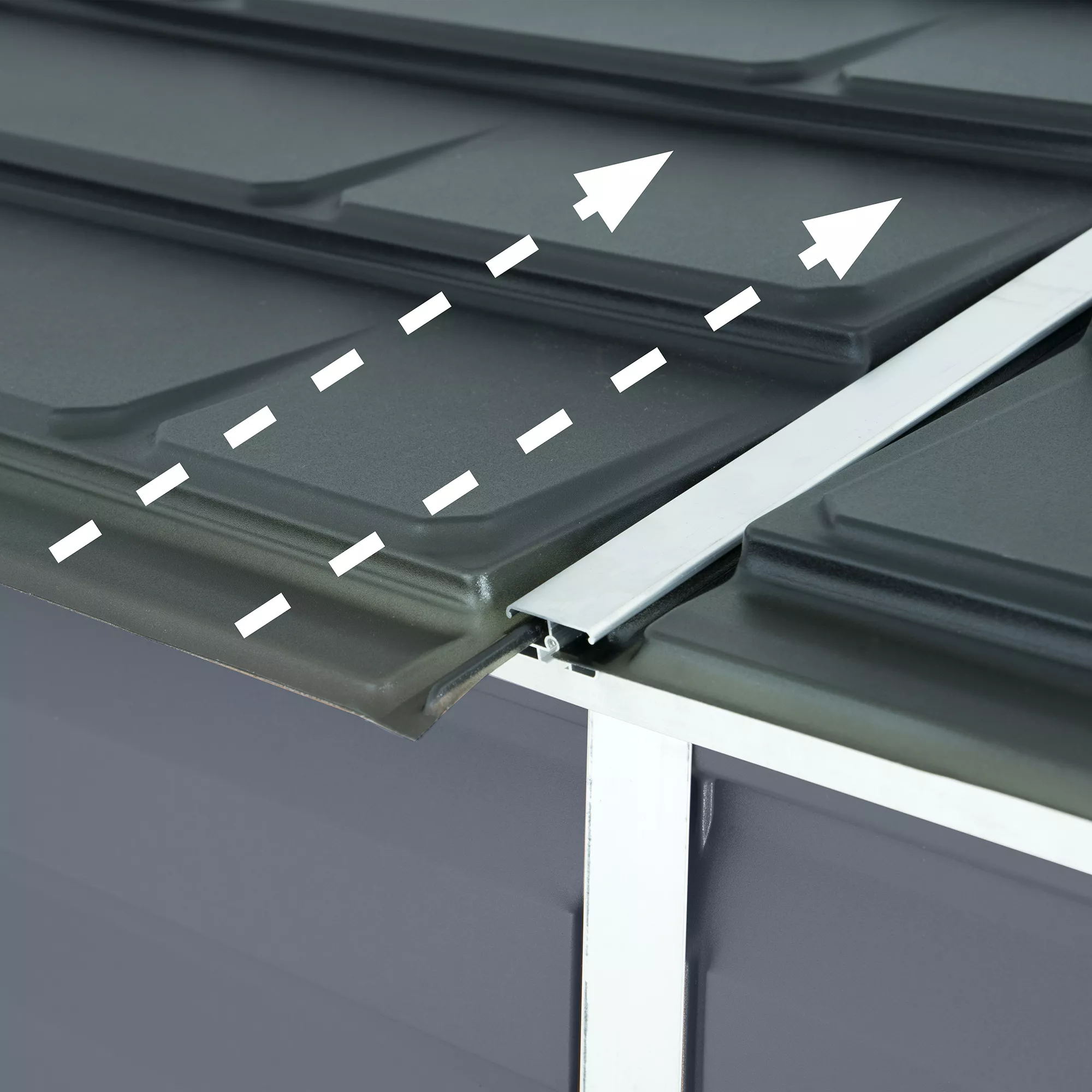 Palram - Canopia Skylight 4x6 Pent Dark grey Plastic Shed with floor Palram - Canopia Skylight 4x6 Pent Dark Grey Plastic Shed With Floor -Hozelock Shop palram canopia skylight 4x6 pent dark grey plastic shed with floor7290108132717 05i BQ