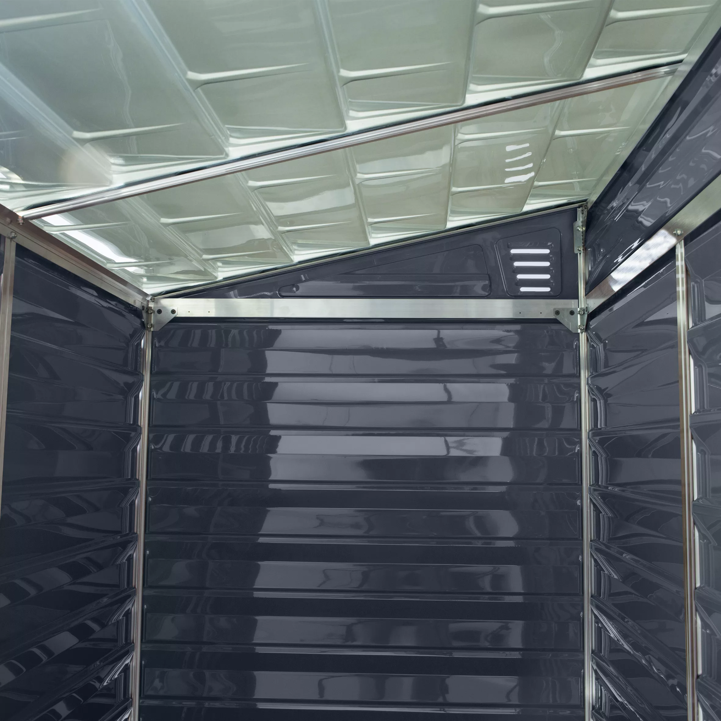 Palram - Canopia Skylight 4x6 Pent Dark grey Plastic Shed with floor Palram - Canopia Skylight 4x6 Pent Dark Grey Plastic Shed With Floor -Hozelock Shop palram canopia skylight 4x6 pent dark grey plastic shed with floor7290108132717 06i BQ