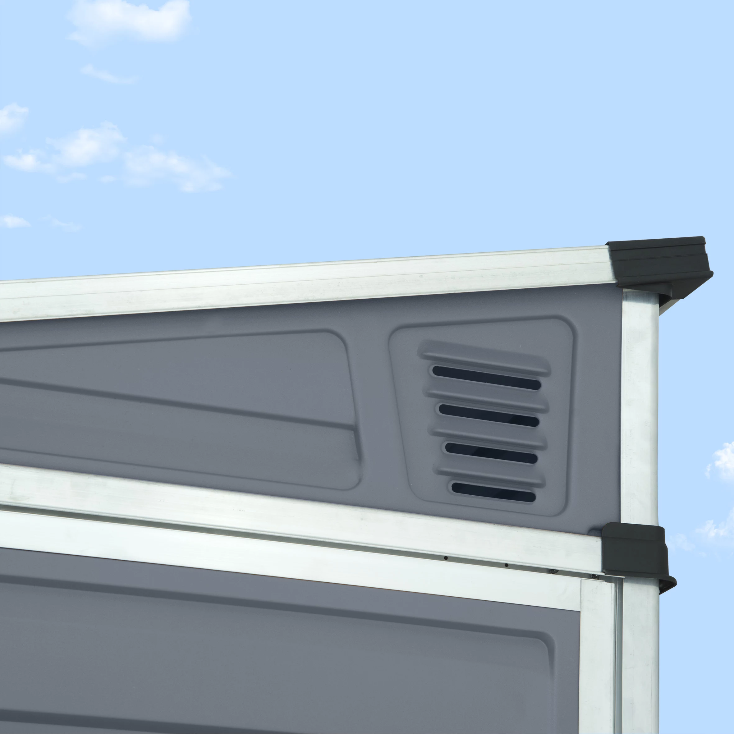 Palram - Canopia Skylight 4x6 Pent Dark grey Plastic Shed with floor Palram - Canopia Skylight 4x6 Pent Dark Grey Plastic Shed With Floor -Hozelock Shop palram canopia skylight 4x6 pent dark grey plastic shed with floor7290108132717 07i BQ