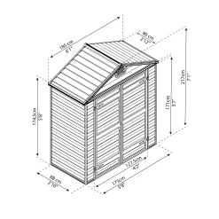 Palram - Canopia Skylight 6x3 Apex Dark Grey Plastic Shed With Floor 6 Palram - Canopia Skylight 6x3 Apex Dark Grey Plastic Shed With Floor -Hozelock Shop palram canopia skylight 6x3 apex dark grey plastic shed with floor7290103124069 01t BQ