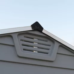 Palram - Canopia Skylight 6x4 Apex Dark Grey Plastic Shed With Floor -Hozelock Shop palram canopia skylight 6x4 apex dark grey plastic shed with floor7290103121808 37c BQ