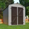 Palram - Canopia Skylight 6x8 Apex Tan Plastic Shed With Floor -Hozelock Shop palram canopia skylight 6x8 apex tan plastic shed with floor7290108131147 01i BQ