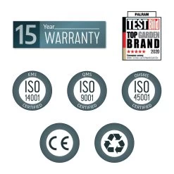 Palram - Canopia Stockholm Grey Non-retractable Awning, (L)5.15m (H)3.24m (W)3.41m -Hozelock Shop palram canopia stockholm grey non retractable awning l 5 15m h 3 24m w 3 41m7290108602500 02t bq