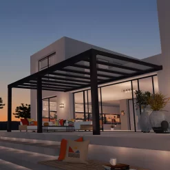 Palram - Canopia Stockholm Grey Non-retractable Awning, (L)5.88m (H)3.24m (W)3.41m -Hozelock Shop palram canopia stockholm grey non retractable awning l 5 88m h 3 24m w 3 41m7290108602524 01i bq