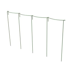 Panacea Steel Curved Plant Support Frame (L)60cm (Dia)25cm, Set Of 4