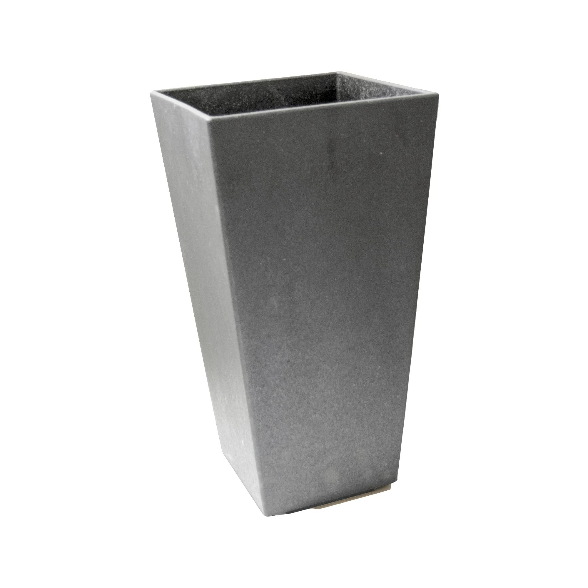 Primeur Sonata Pewter Plain Square Plant pot (Dia)26cm Primeur Sonata Pewter Plain Square Plant Pot (Dia)26cm -Hozelock Shop primeur sonata pewter plain square plant pot dia 26cm5907736265343 01c bq