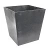 Primeur Sonata Pewter Plain Square Plant Pot (Dia)30cm -Hozelock Shop primeur sonata pewter plain square plant pot dia 30cm5907736265206 01c bq