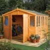 Rowlinson Sheds 9x12 Apex Tongue & Groove Wooden Workshop -Hozelock Shop rowlinson sheds 9x12 apex tongue groove wooden workshop5013856014669 01i bq