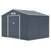Rowlinson Trentvale 10x8 Apex Dark Grey Metal Shed 1 Rowlinson Trentvale 10x8 Apex Dark Grey Metal Shed -Hozelock Shop rowlinson trentvale 10x8 apex dark grey metal shed5013856206262 01c bq