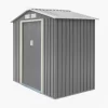 Rowlinson Trentvale 6x4 Pent Light Grey Metal Shed -Hozelock Shop rowlinson trentvale 6x4 pent light grey metal shed5013856206293 01c bq