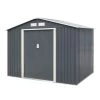 Rowlinson Trentvale 8x6 Apex Dark Grey Metal Shed -Hozelock Shop rowlinson trentvale 8x6 apex dark grey metal shed5013856206224 03c bq