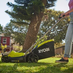 Ryobi ONE+ RLM18X33B50B Cordless 18V Rotary Lawnmower -Hozelock Shop ryobi one rlm18x33b50b cordless 18v rotary lawnmower4892210185860 04i bq
