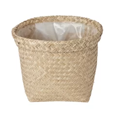 Seagrass Herringbone Plant Pot (Dia)26.5cm