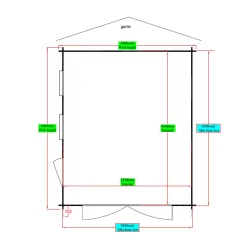 Shire 13x15 Bradenham Wooden Garage - Assembly Service Included -Hozelock Shop shire 13x15 bradenham wooden garage assembly service included5019804111572 01t