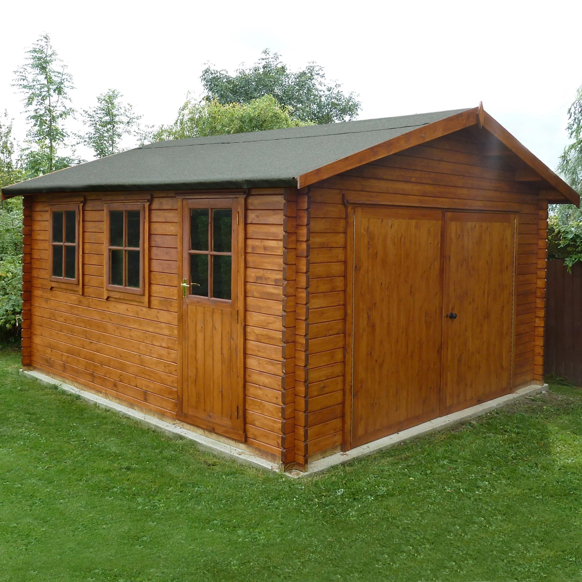 Shire 13x15 Bradenham Wooden Garage (Base included) - Assembly service included Shire 13x15 Bradenham Wooden Garage (Base Included) - Assembly Service Included -Hozelock Shop shire 13x15 bradenham wooden garage base included assembly service included5019804218387 03i bq