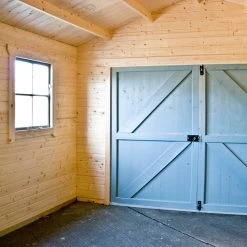 Shire 15x14 Bradenham Wooden Garage (Base Included) -Hozelock Shop shire 15x14 bradenham wooden garage base included 5019804111589 02i bq