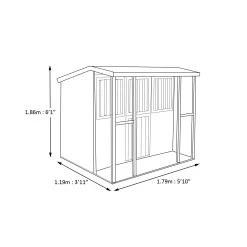 Shire 6x4 Jailhouse Whitewood Pine Playhouse Assembly Required -Hozelock Shop shire 6x4 jailhouse whitewood pine playhouse assembly required5019804111695 03t