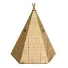 Shire 7x6 Wigwam Whitewood Pine Playhouse Assembly Required