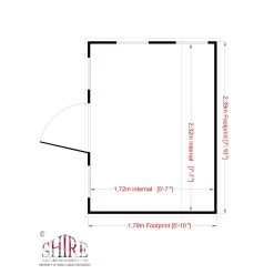 Shire 8x6 Cottage Whitewood Pine Playhouse Assembly Required -Hozelock Shop shire 8x6 cottage whitewood pine playhouse assembly required5019804111817 03t