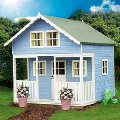 Shire 8x9 Lodge Whitewood Pine Playhouse Assembly Required