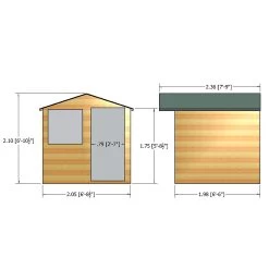 Shire Abri 7x7 Ft Apex Shiplap Wooden Shed With Floor - Assembly Service Included 3 Shire Abri 7x7 Ft Apex Shiplap Wooden Shed With Floor - Assembly Service Included -Hozelock Shop shire abri 7x7 ft apex shiplap wooden shed with floor assembly service included5019804118984 01t bq