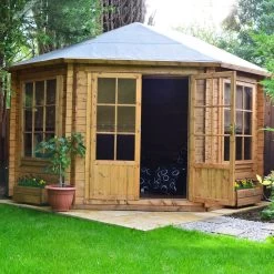 Shire Belvoir 10x10 Glass Apex Tongue & Groove Wooden Cabin - Base Not Included 7 Shire Belvoir 10x10 Glass Apex Tongue & Groove Wooden Cabin - Base Not Included -Hozelock Shop shire belvoir 10x10 glass apex tongue groove wooden cabin base not included5019804252398 02i bq