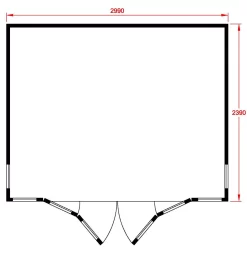 Shire Blenheim 10x8 Glass Bi-fold Door Apex Shiplap Wooden Summer House - Base Not Included -Hozelock Shop shire blenheim 10x8 glass bi fold door apex shiplap wooden summer house base not included5019804225491 03t