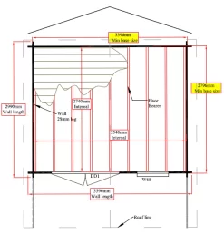 Shire Cannock 12x10 Toughened Glass Apex Tongue & Groove Wooden Cabin - Base Not Included -Hozelock Shop shire cannock 12x10 toughened glass apex tongue groove wooden cabin base not included5019804312108 02t