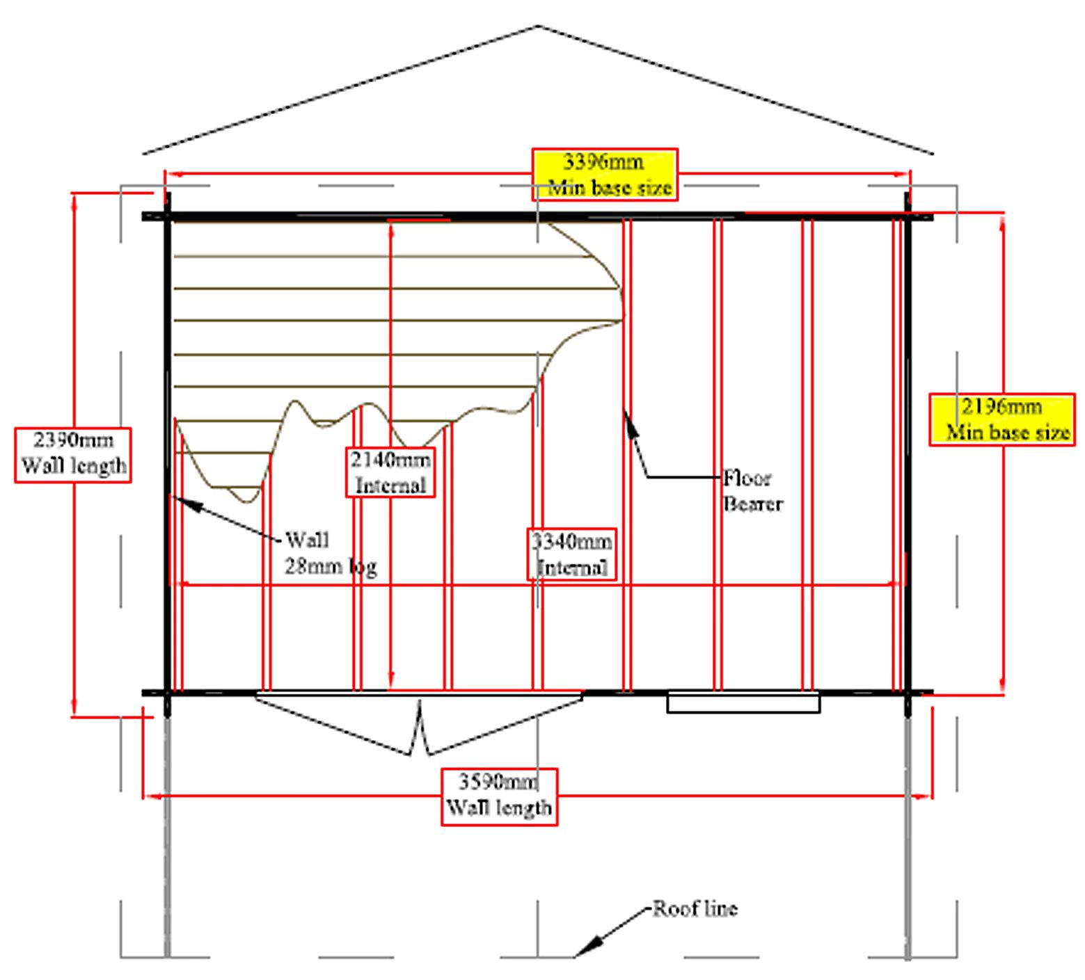 Shire Cannock 12x8 Glass Apex Tongue & groove Wooden Cabin - Base not included Shire Cannock 12x8 Glass Apex Tongue & Groove Wooden Cabin - Base Not Included -Hozelock Shop shire cannock 12x8 glass apex tongue groove wooden cabin base not included5019804311293 02t