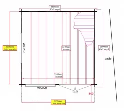 Shire Danbury 12x12 Toughened Glass Pent Tongue & Groove Wooden Cabin - Base Not Included -Hozelock Shop shire danbury 12x12 toughened glass pent tongue groove wooden cabin base not included5019804414734 02t