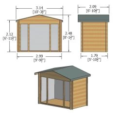 Shire Epping 10x6 Ft Toughened Glass Apex Tongue & Groove Wooden Cabin With Tile Roof 4 Shire Epping 10x6 Ft Toughened Glass Apex Tongue & Groove Wooden Cabin With Tile Roof -Hozelock Shop shire epping 10x6 ft toughened glass apex tongue groove wooden cabin with tile roof5019804119486 01t bq