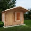 Shire Hopton 10x12 Toughened Glass Apex Tongue & Groove Wooden Cabin - Base Not Included -Hozelock Shop shire hopton 10x12 toughened glass apex tongue groove wooden cabin base not included5019804119219 01i bq