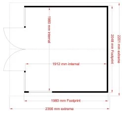Shire Kensington 7x7 Glass Apex Shiplap Wooden Summer House - Base Not Included -Hozelock Shop shire kensington 7x7 glass apex shiplap wooden summer house base not included5019804198788 02t