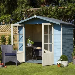 Shire Lumley 7x5 Glass Apex Shiplap Wooden Summer House - Base Not Included -Hozelock Shop shire lumley 7x5 glass apex shiplap wooden summer house base not included5397007006377 02i bq